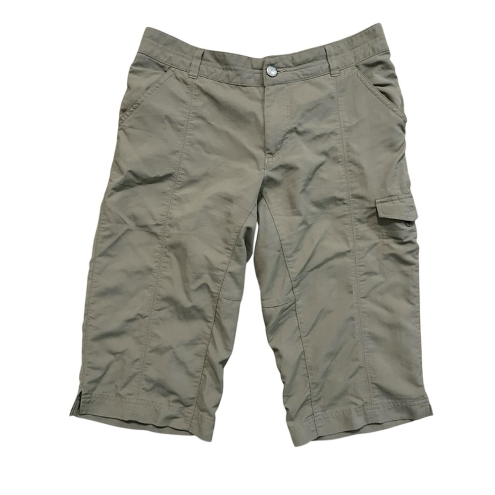 Columbia Omni-Shade Hiking Capri Shorts Khaki Size 4